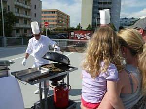 party auf dem Parkdeck