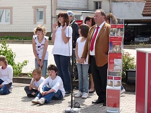 Einweihung der Knappschaftsstra&szlig;e