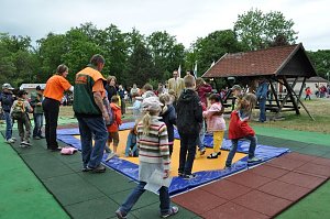 Neues Trampolin