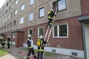 Brandausbruch nach Gasexplosion