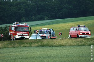 Crash auf der B 4