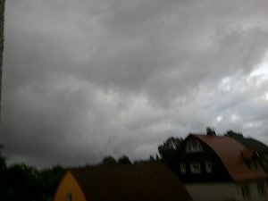 Unwetter &uuml;ber Bielen