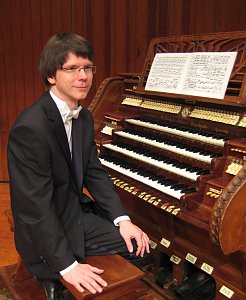 Liszt auf der Orgel