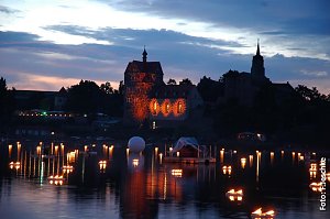 See in Flammen