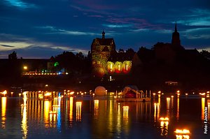 See in Flammen