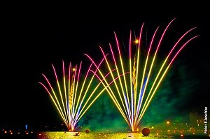 See in Flammen