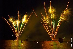 See in Flammen