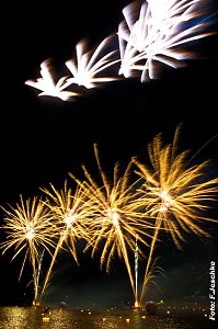 See in Flammen