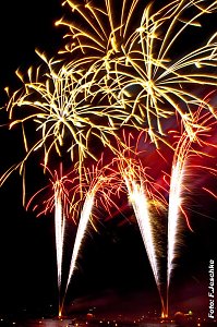 See in Flammen