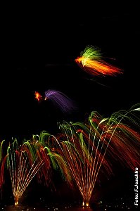 See in Flammen