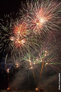 See in Flammen