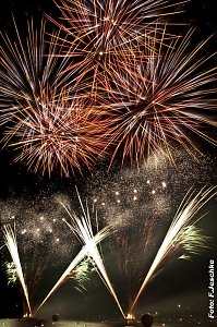 See in Flammen