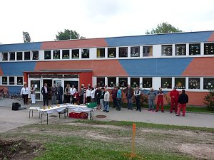 Spatenstich f&uuml;r Erweiterungsbau