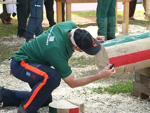 Waldarbeiter suchen ihren Meister