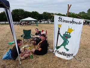 Erste Kirmesburschen angereist