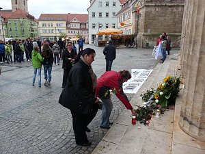 Der Opfer gedacht