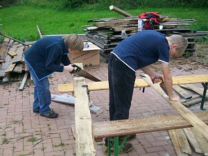 Flei&szlig;ige Handwerker