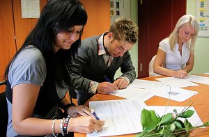 Carolin Werner, Sascha Wedler und Elisabeth Jünemann