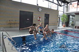 Schulanfangsparty im Badehaus