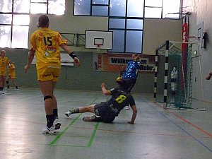 Werbung f&uuml;r den Handball