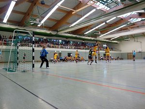 Werbung f&uuml;r den Handball