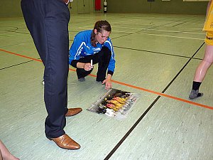 Werbung f&uuml;r den Handball