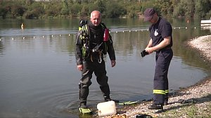 Gro&szlig;aufgebot bei Suche nach Ertrunkenem