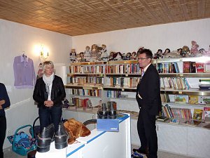 Sozialkaufhaus besucht