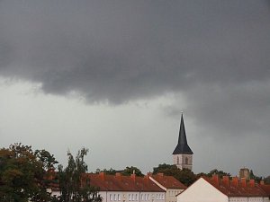 Unwetter &uuml;ber Nordhausen