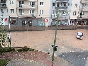 Unwetter &uuml;ber Nordhausen