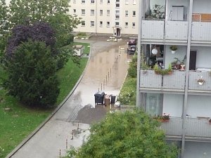 Unwetter &uuml;ber Nordhausen