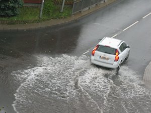 Unwetter in der Cohn-Stra&szlig;e