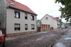 Unwetter in der Grenzstra&szlig;e