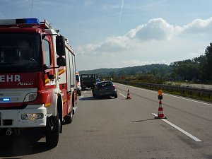 Crash auf der Autobahn
