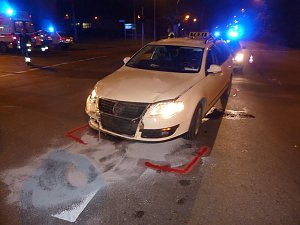 Crash auf der Kreuzung