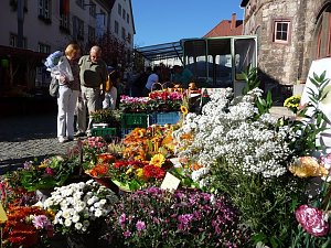 Markt zwischen Rath&auml;usern