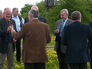 Minister Sklenar im Klostergut