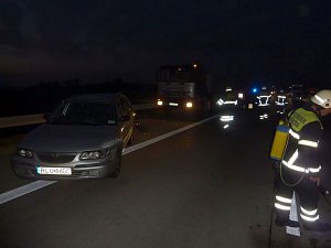 Crash auf der Autobahn