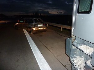 Crash auf der Autobahn
