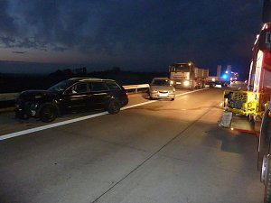 Crash auf der Autobahn