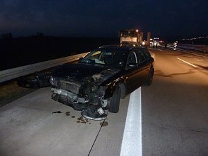 Crash auf der Autobahn
