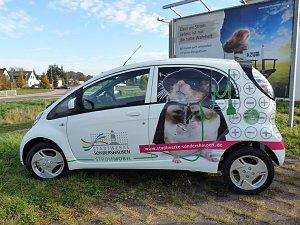 Stadtwerke Sondershausen GmbH sind nun auch mit Strom mobil. Autohaus Peter Gruppe &uuml;bergab heute E-Mobil...
