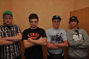 Junge Party im Klubhaus