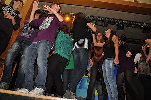 Junge Party im Klubhaus