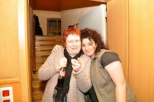 Junge Party im Klubhaus