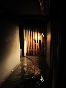 Kellerbrand in der Nordhäuser Bahnhofstraße