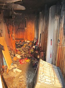 Kellerbrand in der Nordhäuser Bahnhofstraße