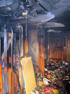 Kellerbrand in der Nordhäuser Bahnhofstraße
