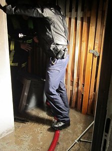 Kellerbrand in der Nordhäuser Bahnhofstraße