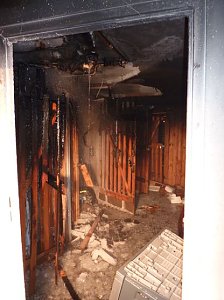 Kellerbrand in der Nordhäuser Bahnhofstraße